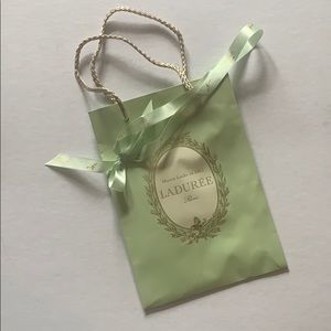 Bundle of few Laduree Paris shopping bags